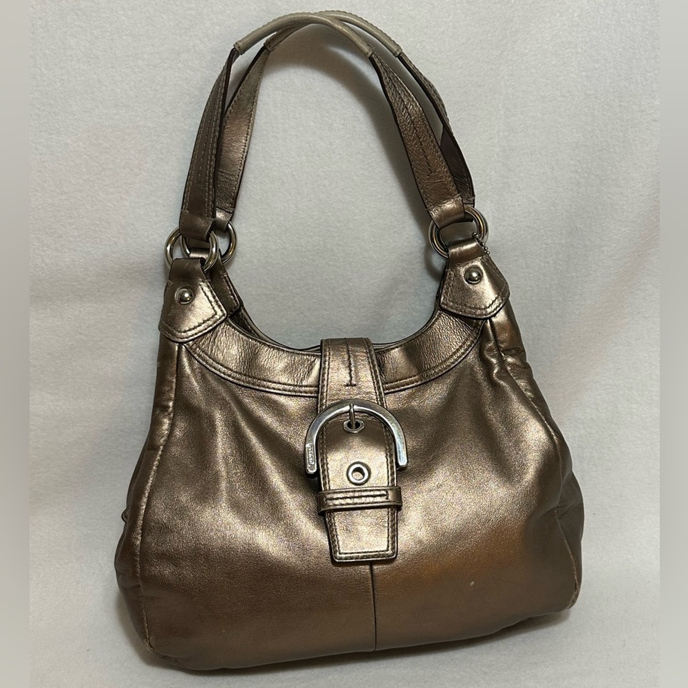 Coach Soho Lynn Leather Hobo Shoulder Bag
